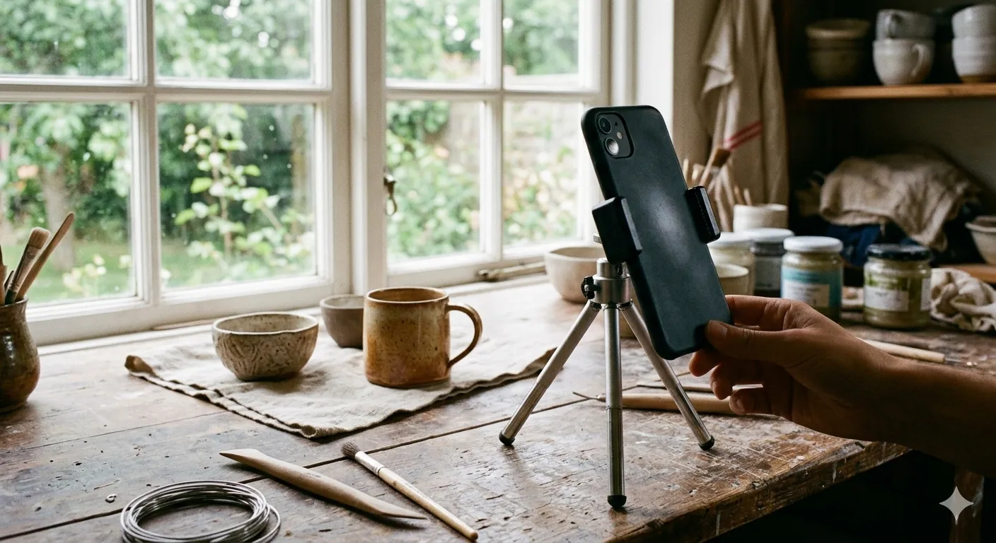 Comment photographier ton travail avec un téléphone pour ton site